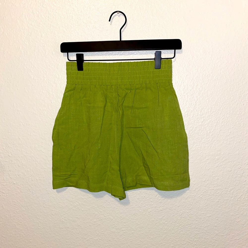 Small Walter Baker Ariel Shorts in Green